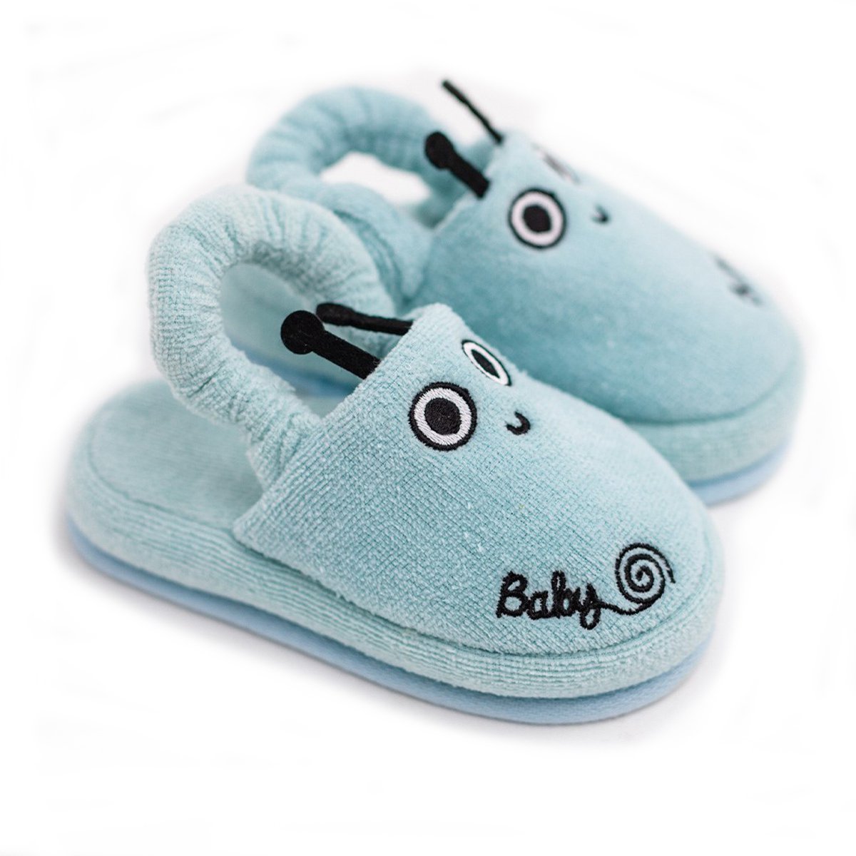 Milk&Moo Sangaloz peuter kinderpantoffels, %100 katoen, voor huis, bad, binnengebruik Joy&Bloom