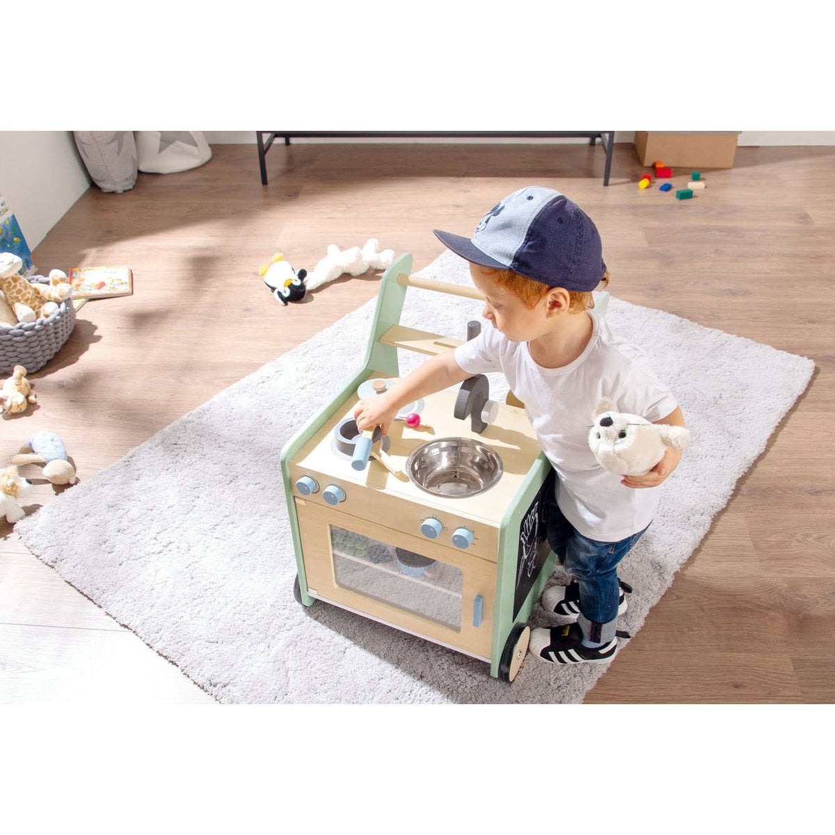 Keuken "Kalle" van kinderen, groen Joy&Bloom