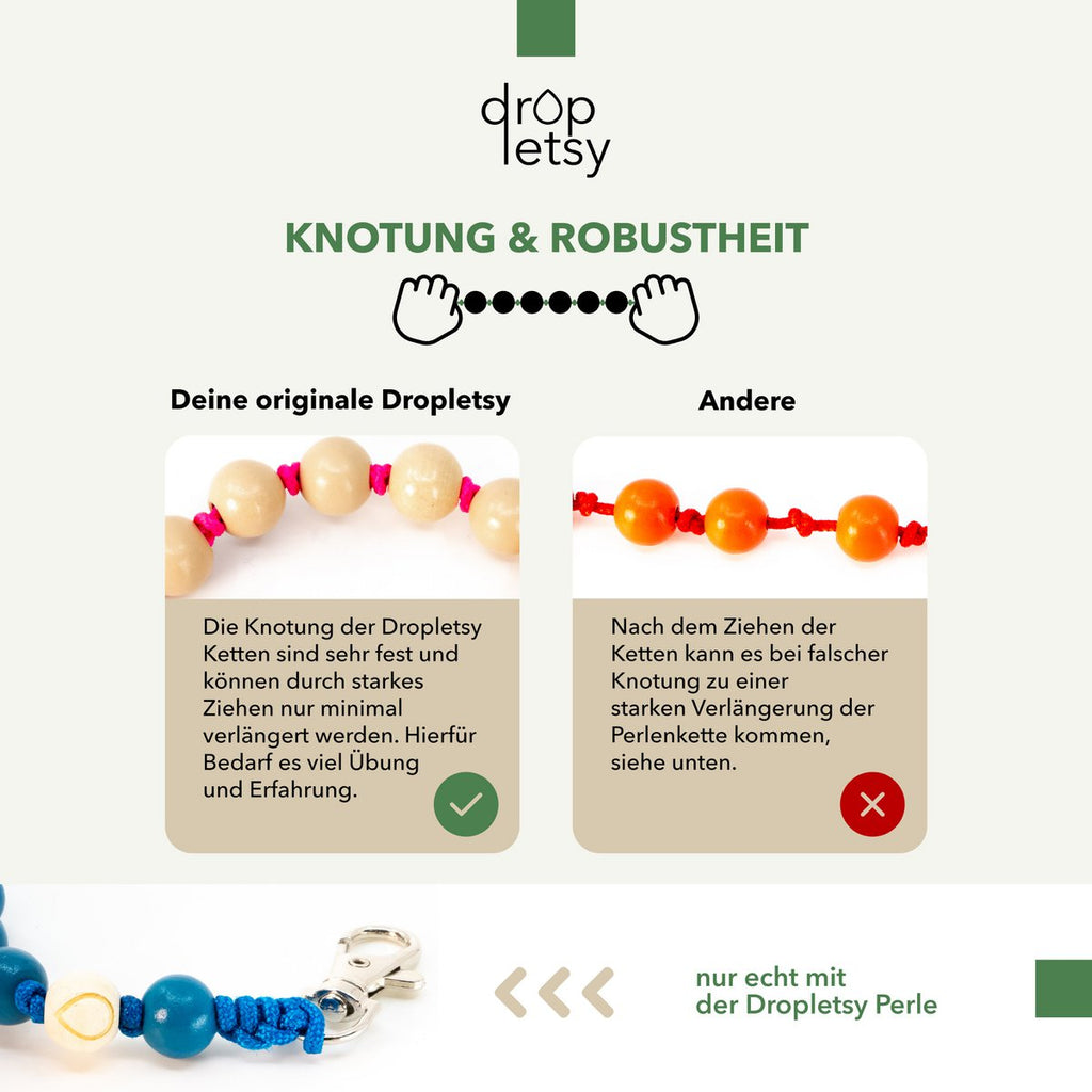 De Lelie - 12 kralen Sleutelhanger