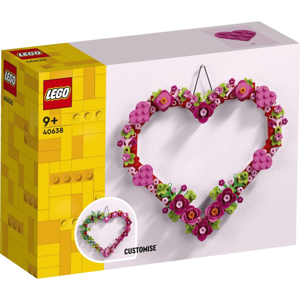 Lego 40638 Seasons And Occasions Hartvormige Versiering Default Title Lego Seasons and Occasions Joy&Bloom