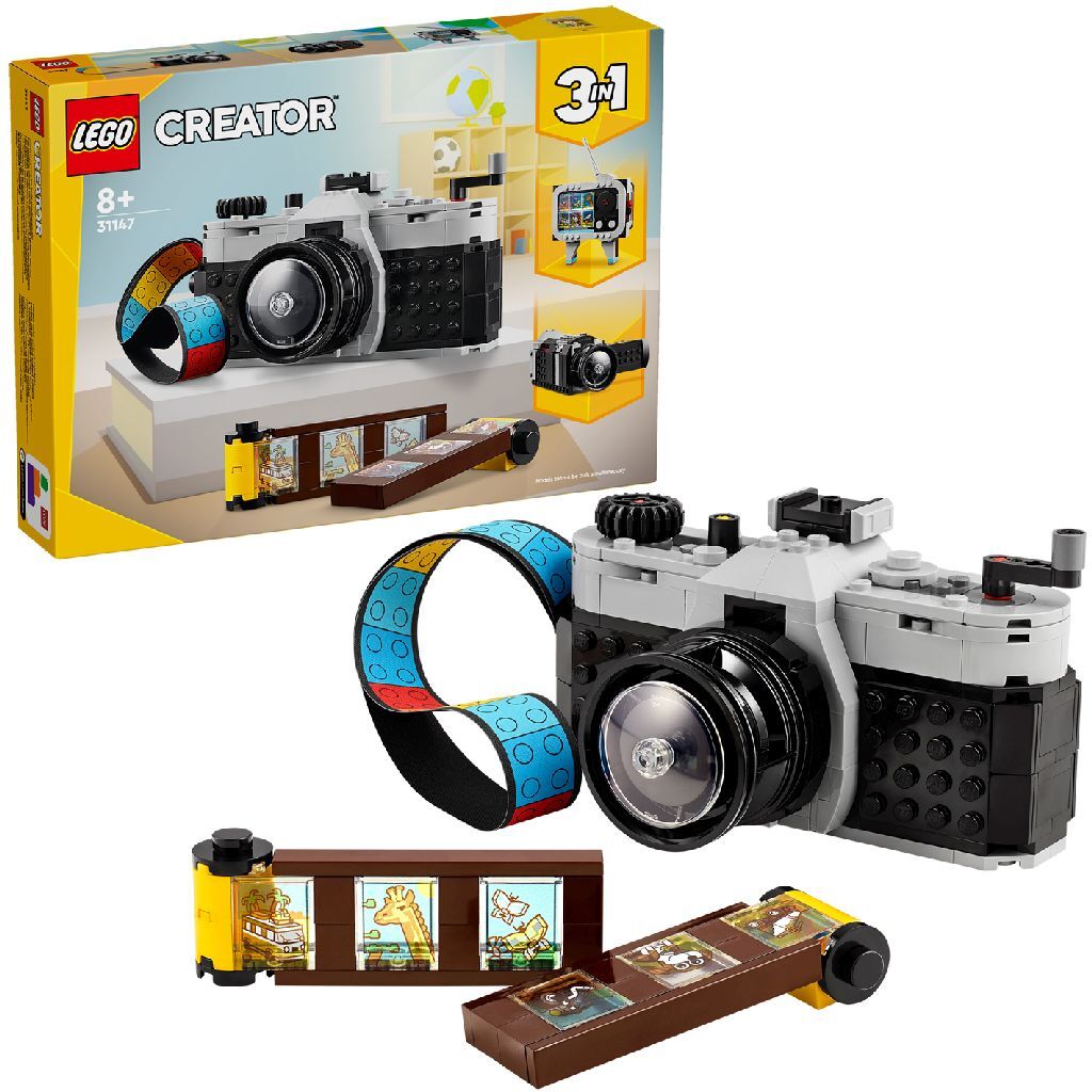 Lego Creator 31147 3In1 Retro Camera Default Title Lego Creator Joy&Bloom