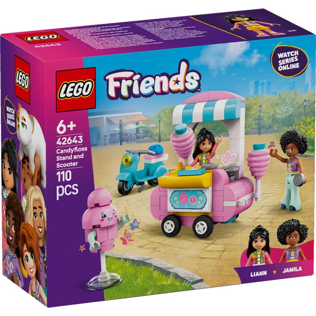 Lego Friends 42643 Suikerspinkraam En Scooter Default Title Lego Friends Joy&Bloom