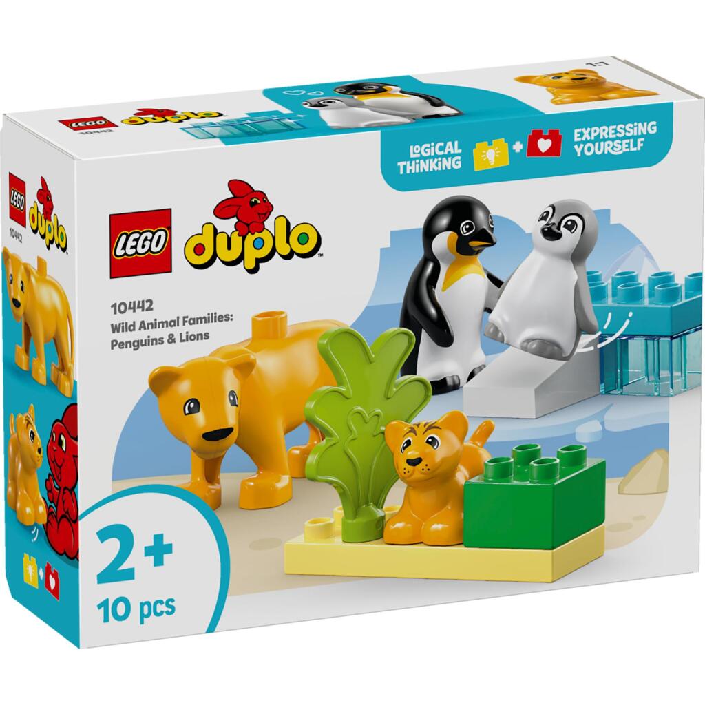 Lego Duplo 10442 Families Van Wilde Dieren Pingu&Iuml;Ns En Leeuwen Default Title Lego Duplo Joy&Bloom