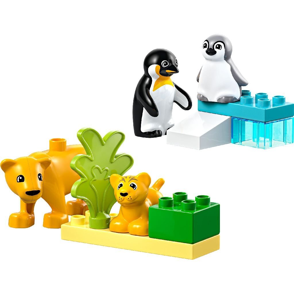 Lego Duplo 10442 Families Van Wilde Dieren Pingu&Iuml;Ns En Leeuwen Lego Duplo Joy&Bloom