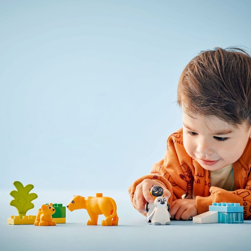 Lego Duplo 10442 Families Van Wilde Dieren Pingu&Iuml;Ns En Leeuwen Lego Duplo Joy&Bloom