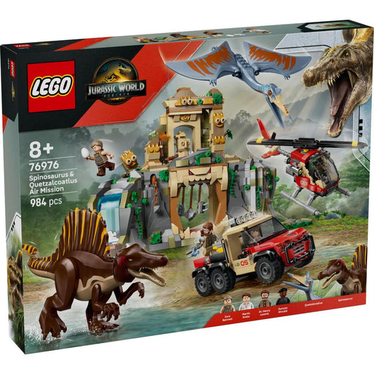 Lego Jurassic World 76976 Spinosaurus En Quetzalcoatlus Luchtmissie Default Title Lego Jurassic World Joy&Bloom