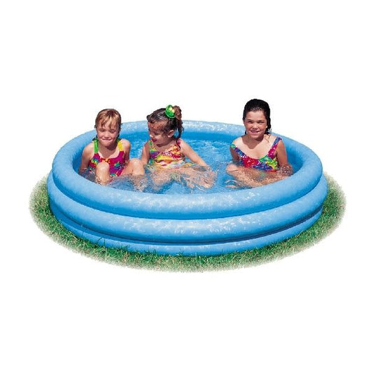 Intex Crystal Blauw Pool 147X33Cm Default Title Kinderzwembaden Joy&Bloom