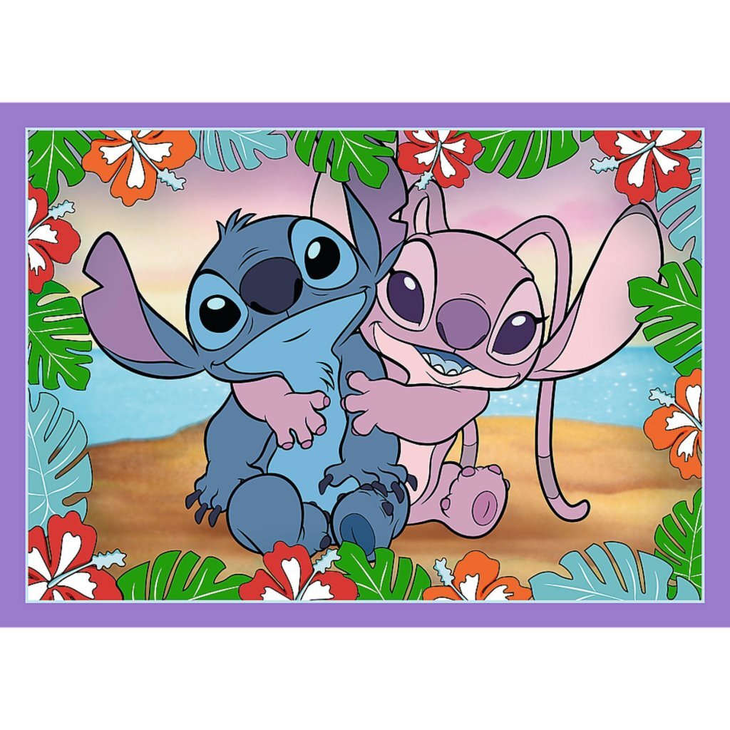 Trefl Disney Stitch 4In1 Puzzel 35-70 Stukjes Kinderpuzzels Joy&Bloom