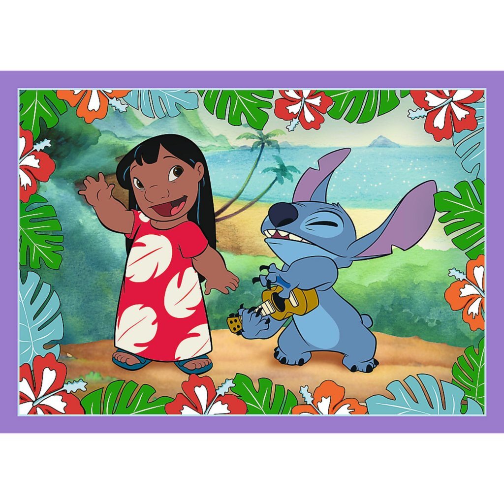 Trefl Disney Stitch 4In1 Puzzel 35-70 Stukjes Kinderpuzzels Joy&Bloom