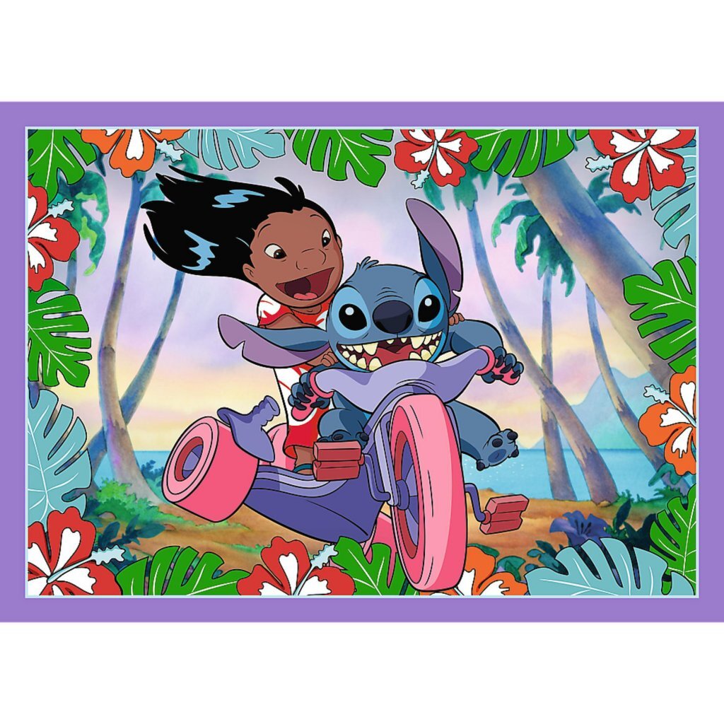 Trefl Disney Stitch 4In1 Puzzel 35-70 Stukjes Kinderpuzzels Joy&Bloom