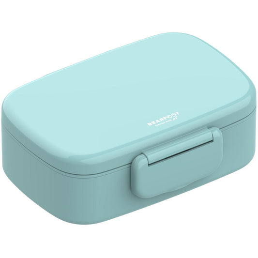 Kinderlunchbox met vakken, licht en lekvrij - mint Joy&Bloom