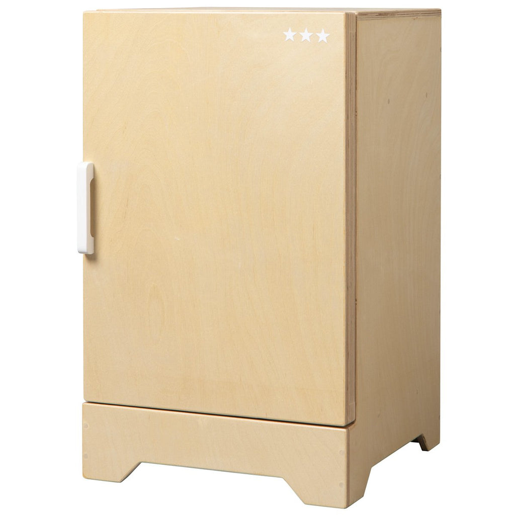 Van Dijk Toys houten speelgoed koelkast - Naturel met wit (Kinderopvang kwaliteit) Joy&Bloom