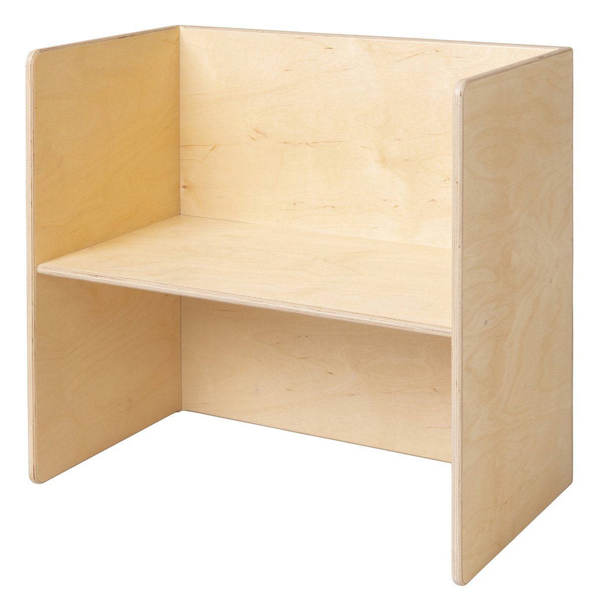 Van Dijk Toys houten kubustafel / kinderbank Naturel - 75x75x40cm (kinderopvang kwaliteit) Joy&Bloom