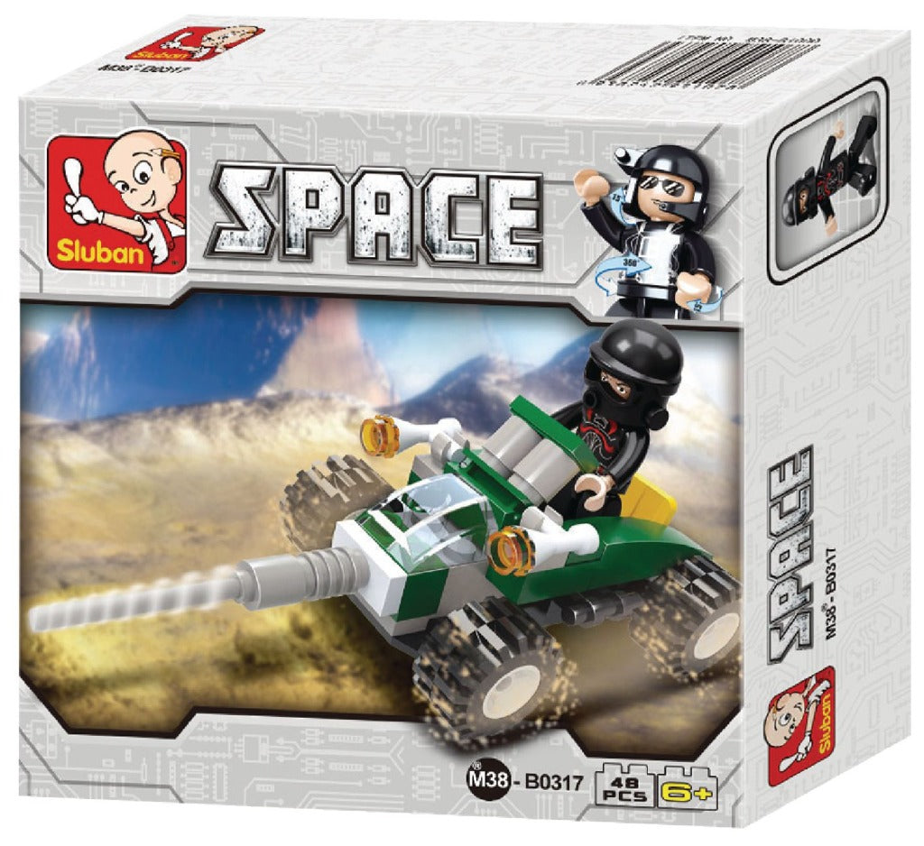 Sluban M38-B0317 Space Quad 48-Delig Sluban Joy&Bloom