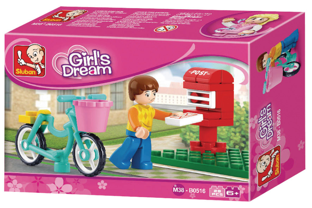 Sluban M38-B0516 Girls Dream Brievenbus Sluban Joy&Bloom