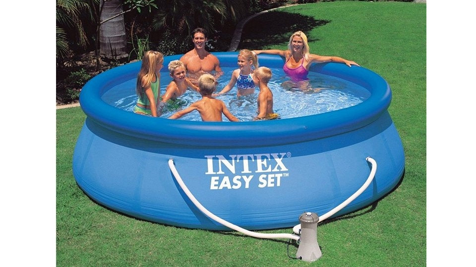 Intex Easy Set 28142Gn Zwembad 396X84Cm + Pomp Default Title Zwembaden Joy&Bloom