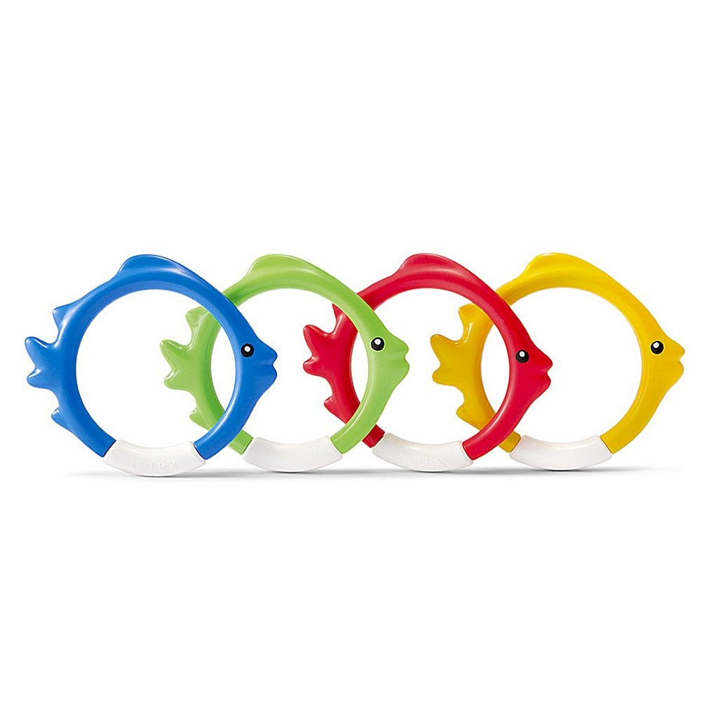 Intex 55507 Duikringen Set Van 4 Default Title Relaxen en Spelen Joy&Bloom