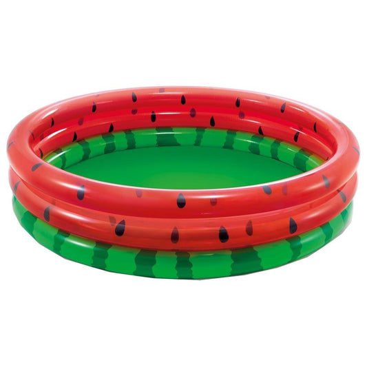 Intex 58448Np 3 Rings Watermeloen Zwembad 168X38 Cm Default Title Kinderzwembaden Joy&Bloom