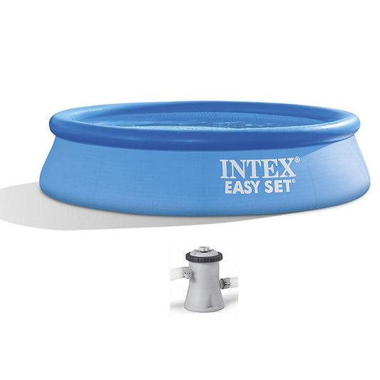 Intex 28108Gn Easy Set Zwembad 244X61 Cm + Filterpomp Default Title Zwembaden Joy&Bloom
