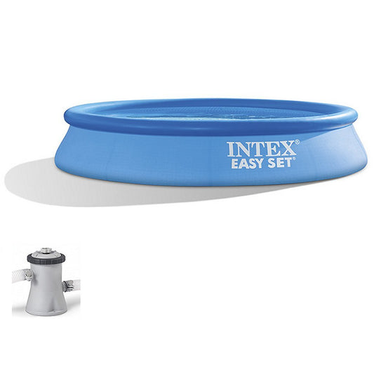 Intex 28118Gn Easy Set Zwembad 305X61 Cm + Filterpomp Default Title Zwembaden Joy&Bloom