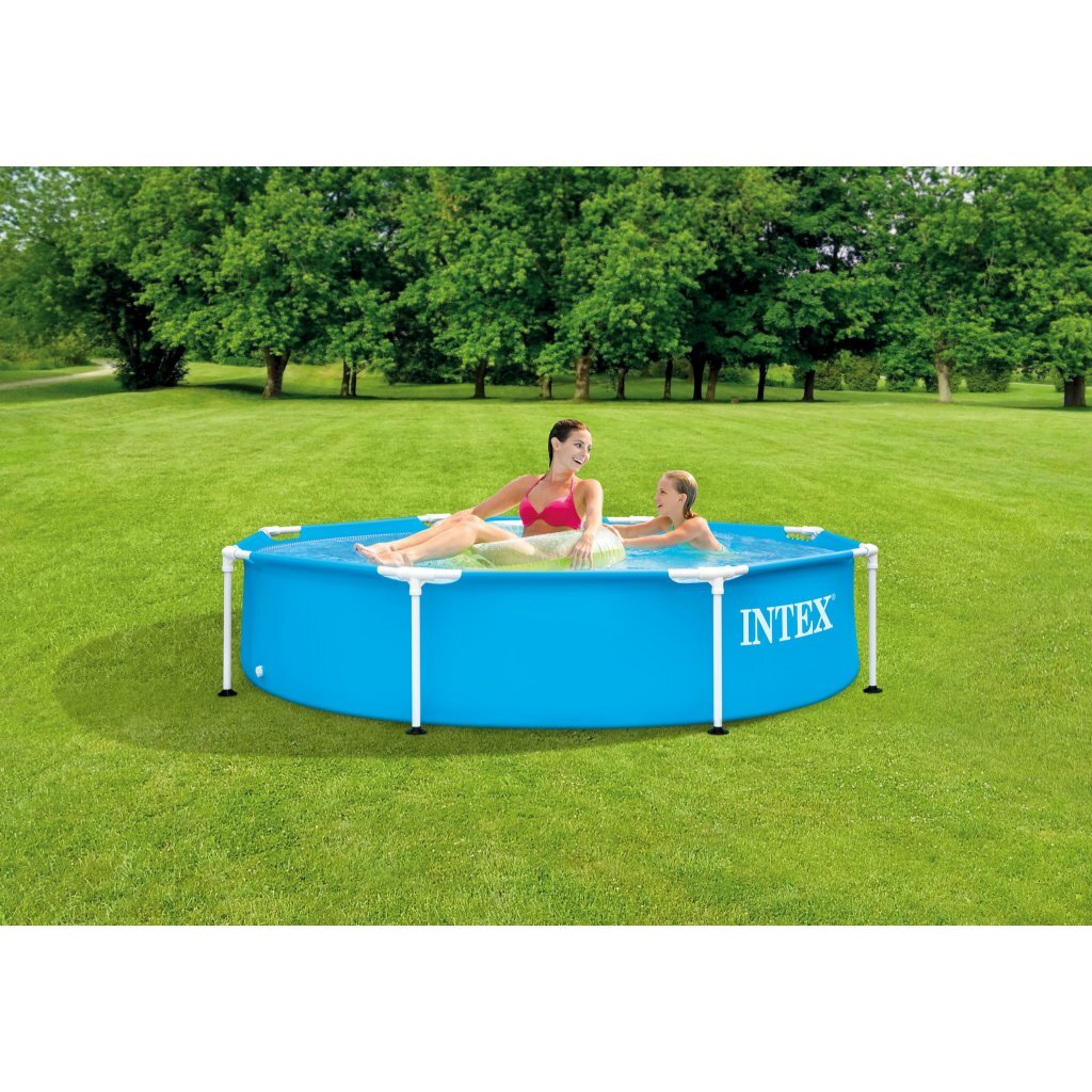 Intex 28205Np Metal Frame Zwembad 244X51 Cm Blauw Zwembaden Joy&Bloom