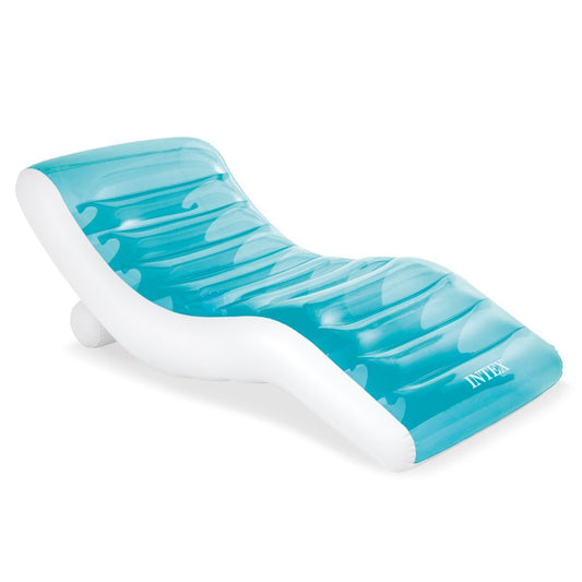 Intex 56874Eu Wet Set Collection Luchtmat 191X99 Cm Blauw/Wit Default Title Luchtbedden Joy&Bloom
