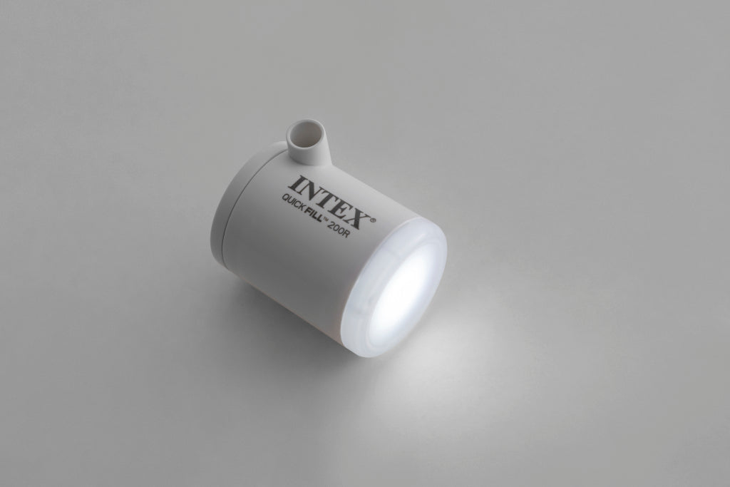 Intex 66647 Quickfill Tiny Air Pump Met Led Licht En Karbijnhaak Luchtpompen/Balpompen Joy&Bloom