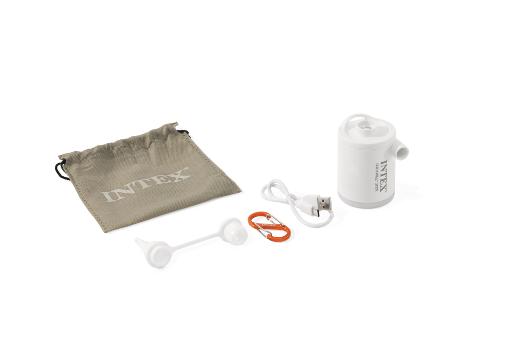 Intex 66647 Quickfill Tiny Air Pump Met Led Licht En Karbijnhaak Luchtpompen/Balpompen Joy&Bloom