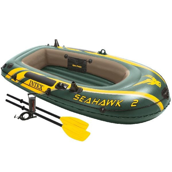Intex Seahawk 2-Persoons Boot Set Default Title Rubberboten/Opblaasboten Joy&Bloom