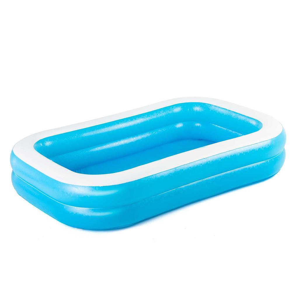 Bestway Opblaasbaar Zwembad 262X175X51 Cm Blauw/Wit Default Title Zwembaden Joy&Bloom