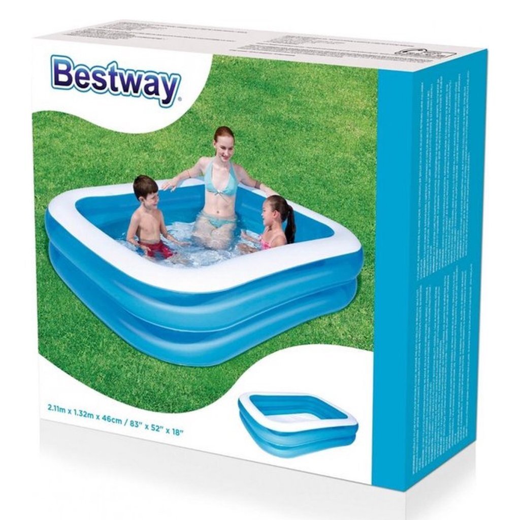 Bestway Opblaasbaar Zwembad 262X175X51 Cm Blauw/Wit Zwembaden Joy&Bloom