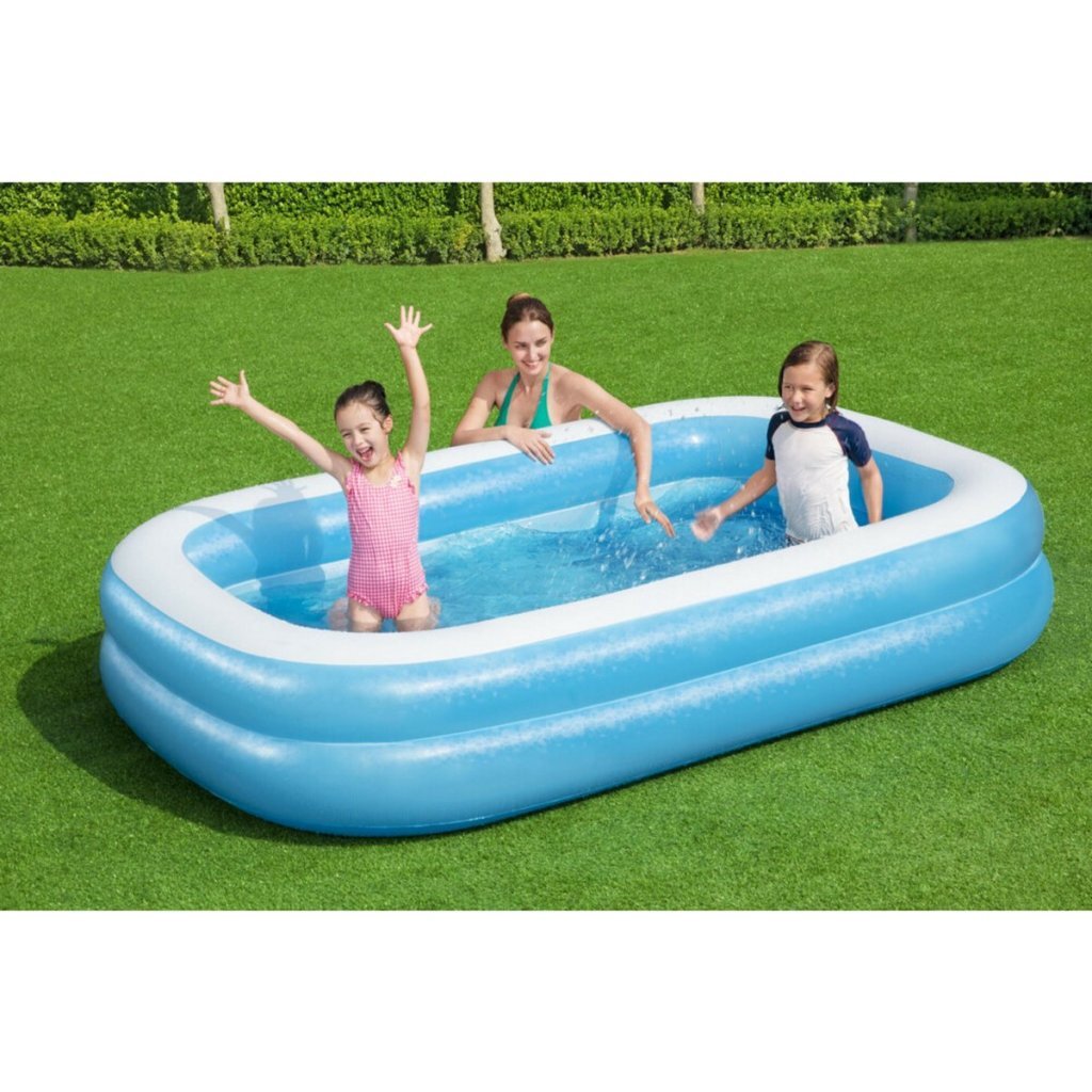 Bestway Opblaasbaar Zwembad 262X175X51 Cm Blauw/Wit Zwembaden Joy&Bloom