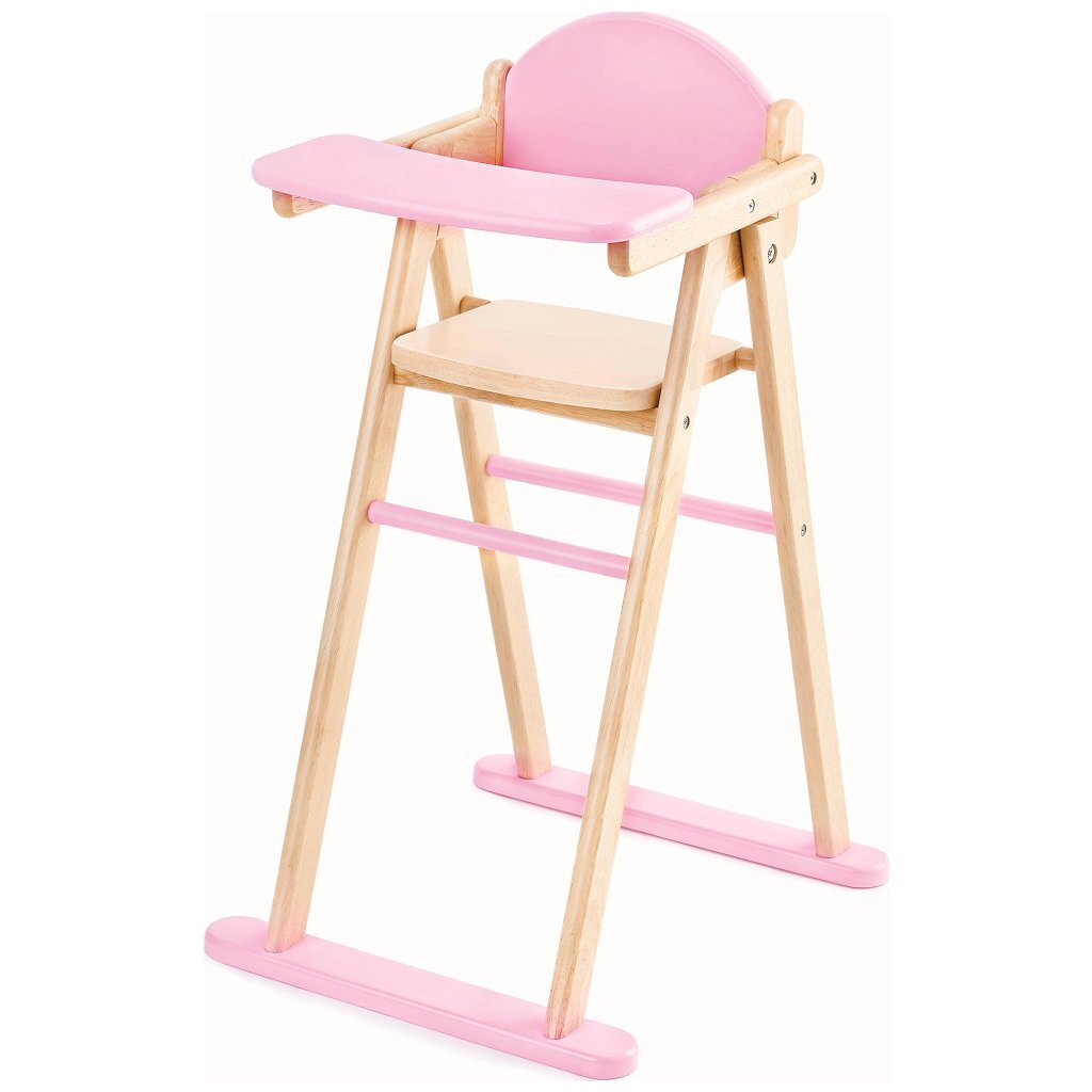 Pintoy Houten Hoge Poppenstoel 60 Cm Default Title Poppen Accessoires Joy&Bloom
