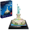 Cubic Fun 3D Puzzel Statue Of Liberty + Led Verlichting 37 Stukjes Default Title 3D Puzzels Joy&Bloom