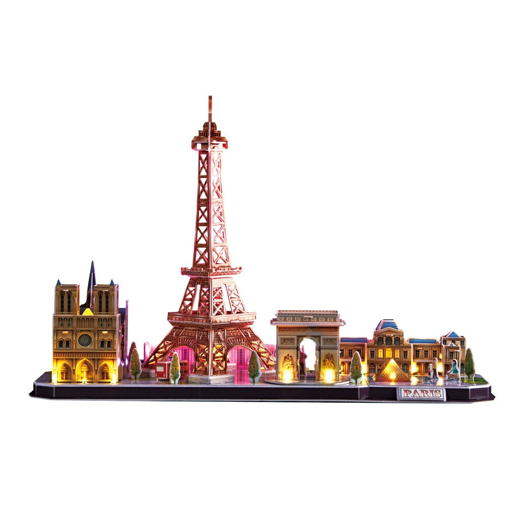 Cubic Fun 3D Led Puzzel Parijs 115 Stukjes 3D Puzzels Joy&Bloom