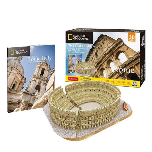 Cubic Fun National Geographic 3D Puzzel The Colosseum Rome 131 Stukjes Default Title 3D Puzzels Joy&Bloom