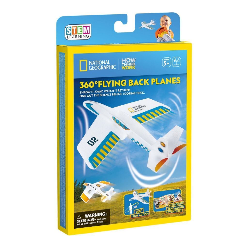 National Geographic Flying Back Plane Wetenschap/Experimenten Joy&Bloom
