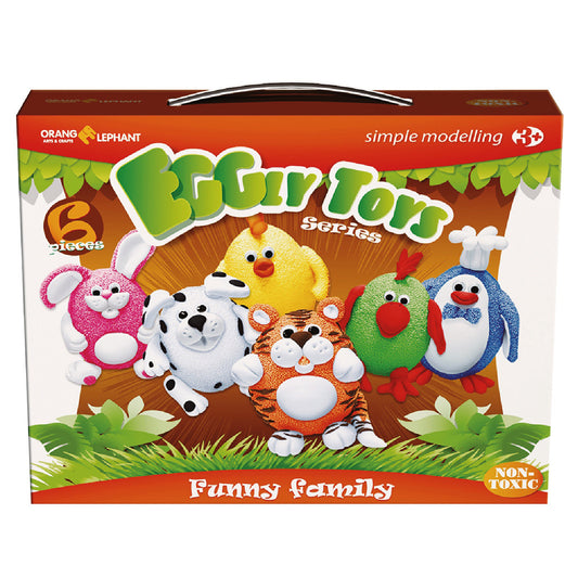 Basic Klei A-Ball Clay Funny Family Default Title Kleien Joy&Bloom