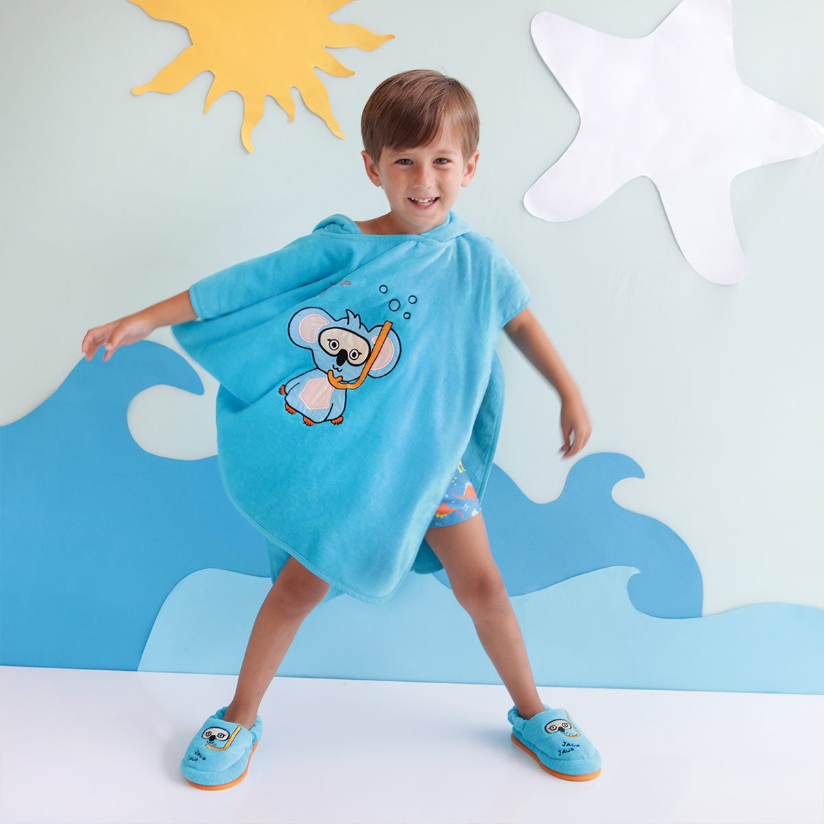 Milk&Moo Kinderponcho Cool Coala Joy&Bloom