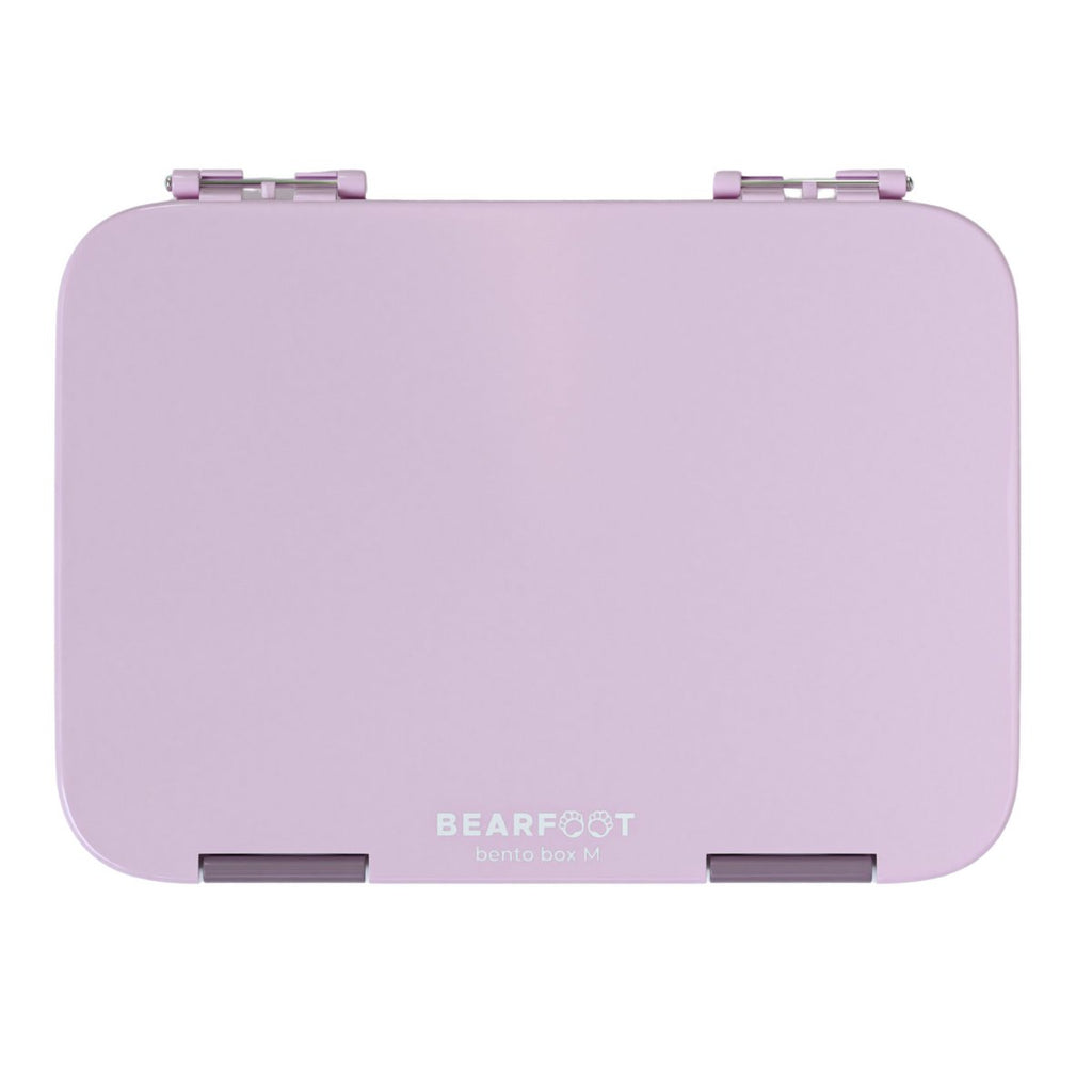 Kinderlunchbox met vakken, lunchbox, bentobox - paars Joy&Bloom