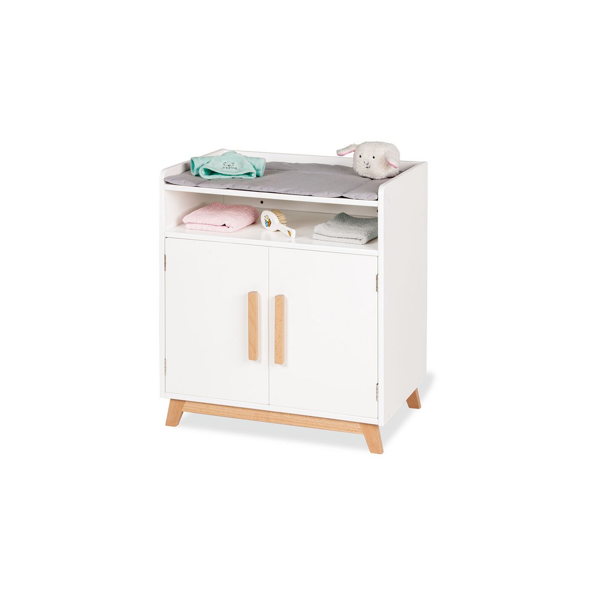 Poppencommode "Marit", 2 delen Poppenspeelgoed Joy&Bloom