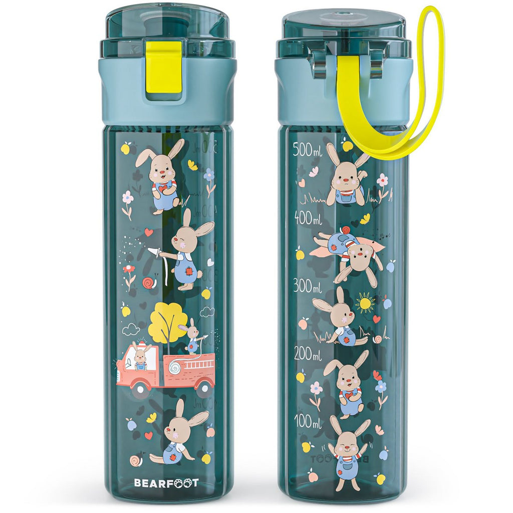 Kinderdrinkfles, 500ml, lichtgewicht - brandweer blauw Joy&Bloom