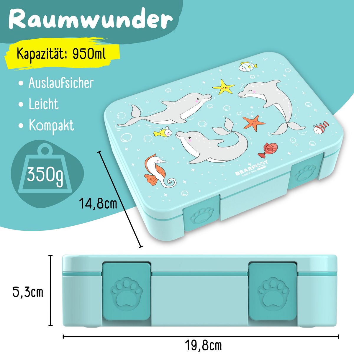 Lunchbox Dolfijnen