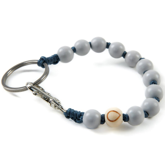 Blauwe haai - 12 kralen Joy&Bloom
