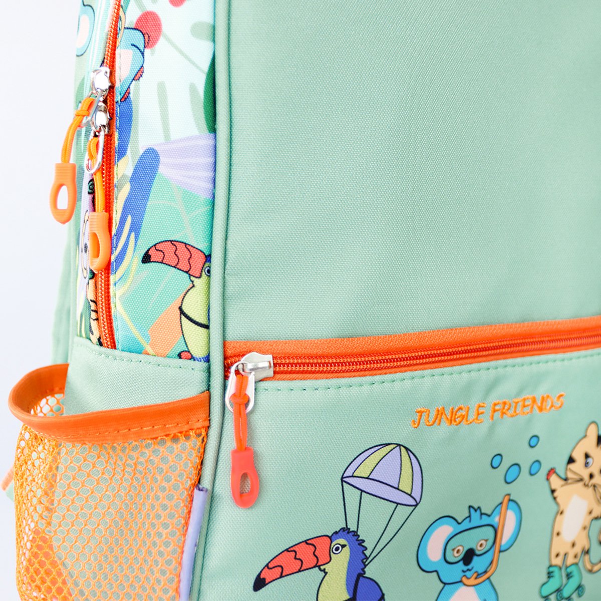 Milk&Moo kinderrugzak Jungle Friends, lichtgewicht, comfortabele pasvorm Joy&Bloom
