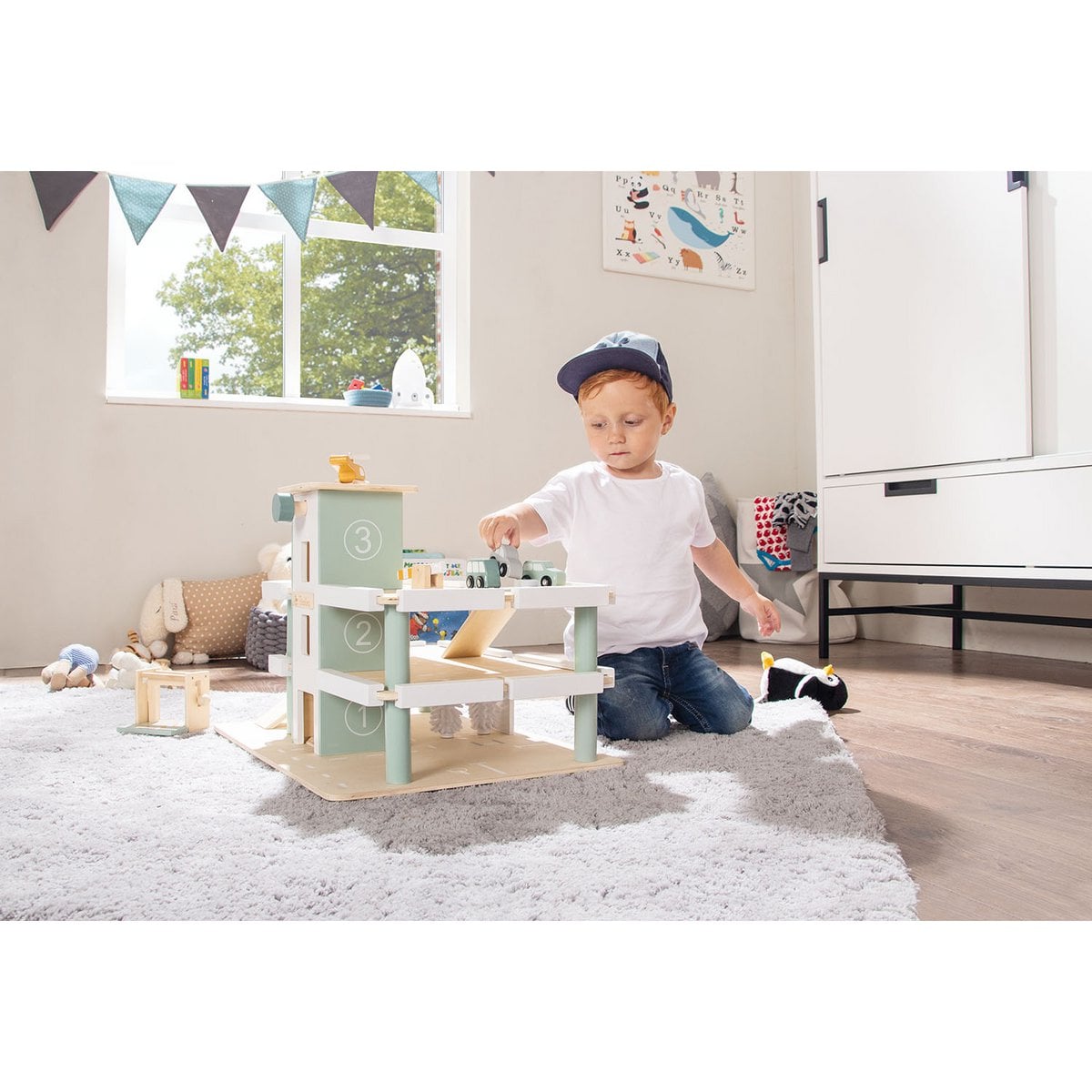 Parkeergarage "Kurt" met accessoires Joy&Bloom