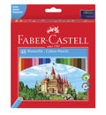 Faber Castell Fc-120148 Kleurpotlood Faber-Castell Castle Zeskantig Karton Etui Met 48 Stuks Default Title Kleurpotloden Joy&Bloom