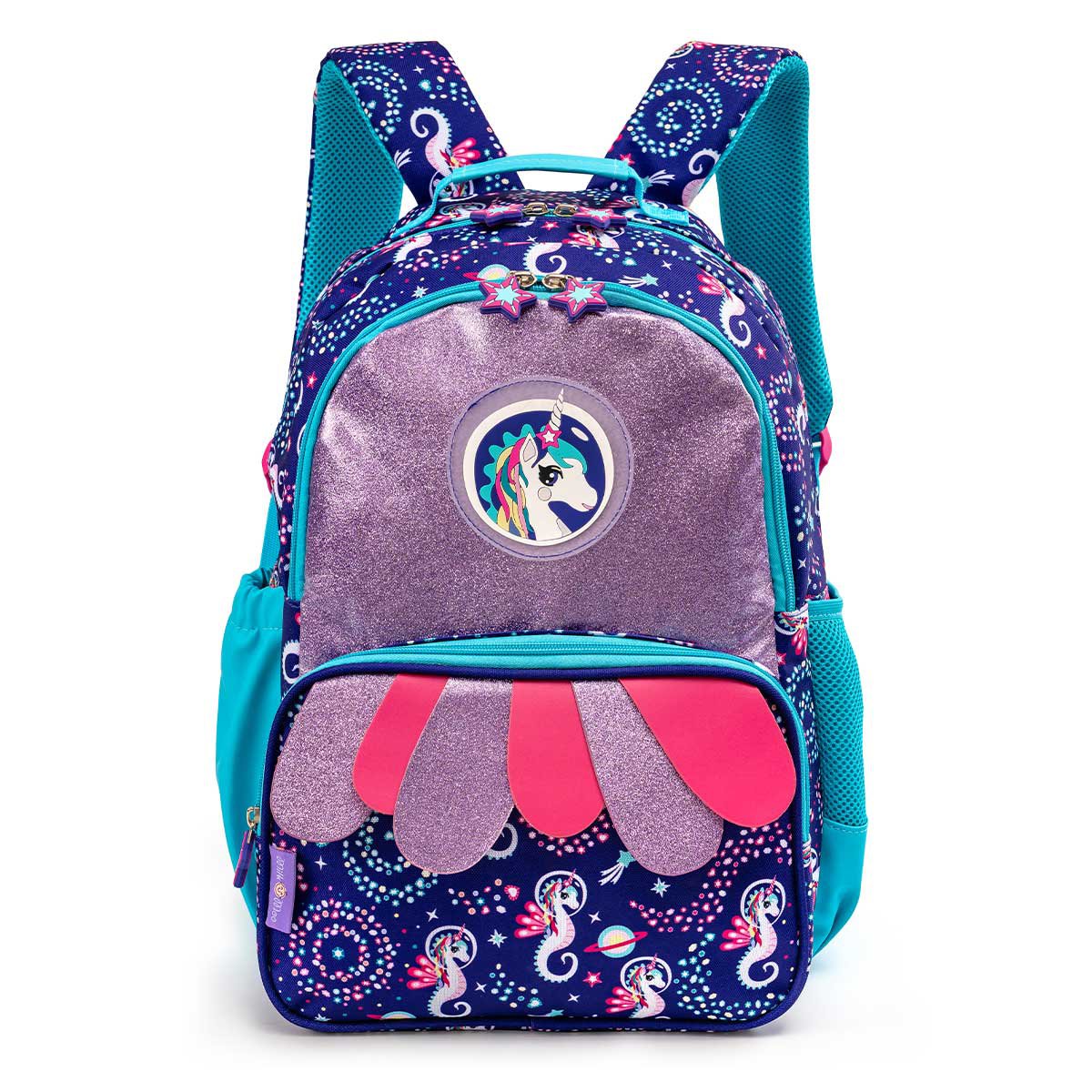 Milk&Moo Ayris Kinderrugzak, lichtgewicht en ergonomische schooltas voor basis- en kleuterschool Joy&Bloom