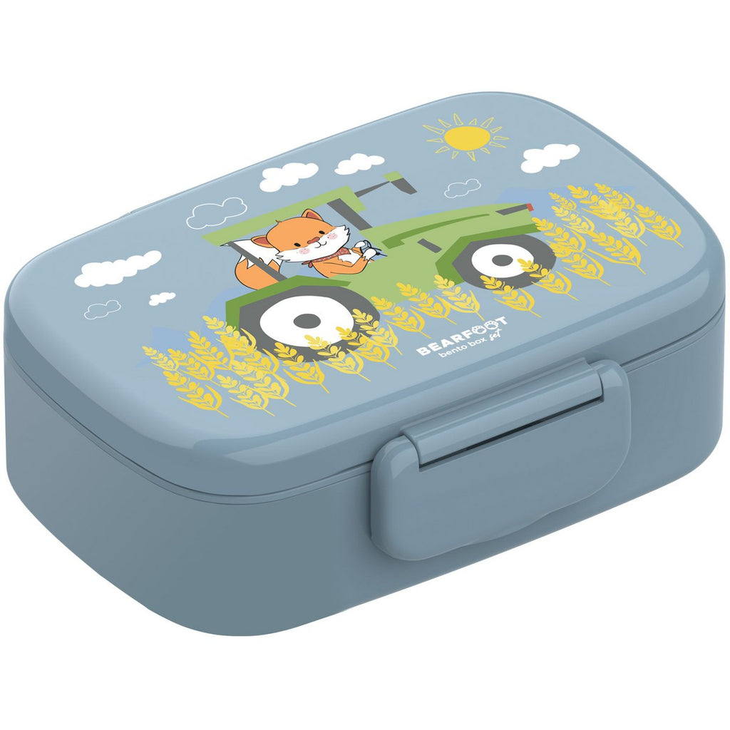 Kinderlunchbox met vakken, licht en lekvrij - tractor Joy&Bloom
