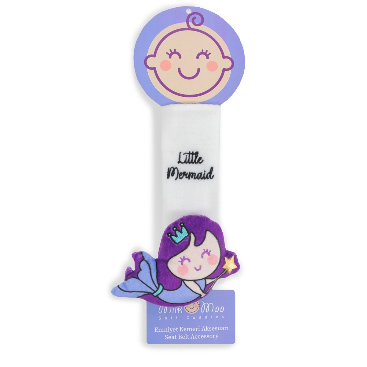 Milk&Moo Zeemeermin gordelkussen voor kinderen Joy&Bloom